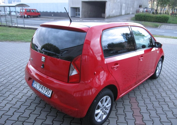 Seat Mii cena 29000 przebieg: 67250, rok produkcji 2017 z Leszno małe 106